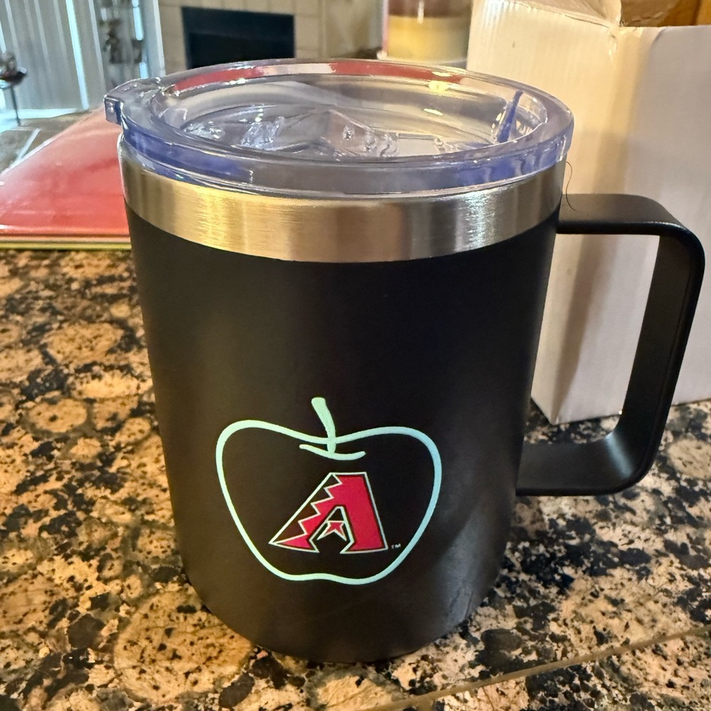 Black Insulated Mug with Logo